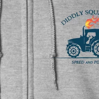 Tractor Diddly Squat Farm Speed And Power Full Zip Hoodie