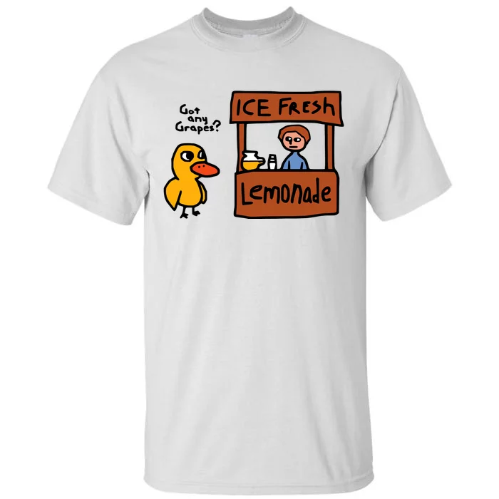 The Duck Song Got Any Grapes Funny Meme Tall T-Shirt