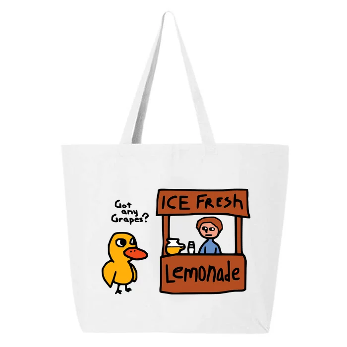 The Duck Song Got Any Grapes Funny Meme 25L Jumbo Tote