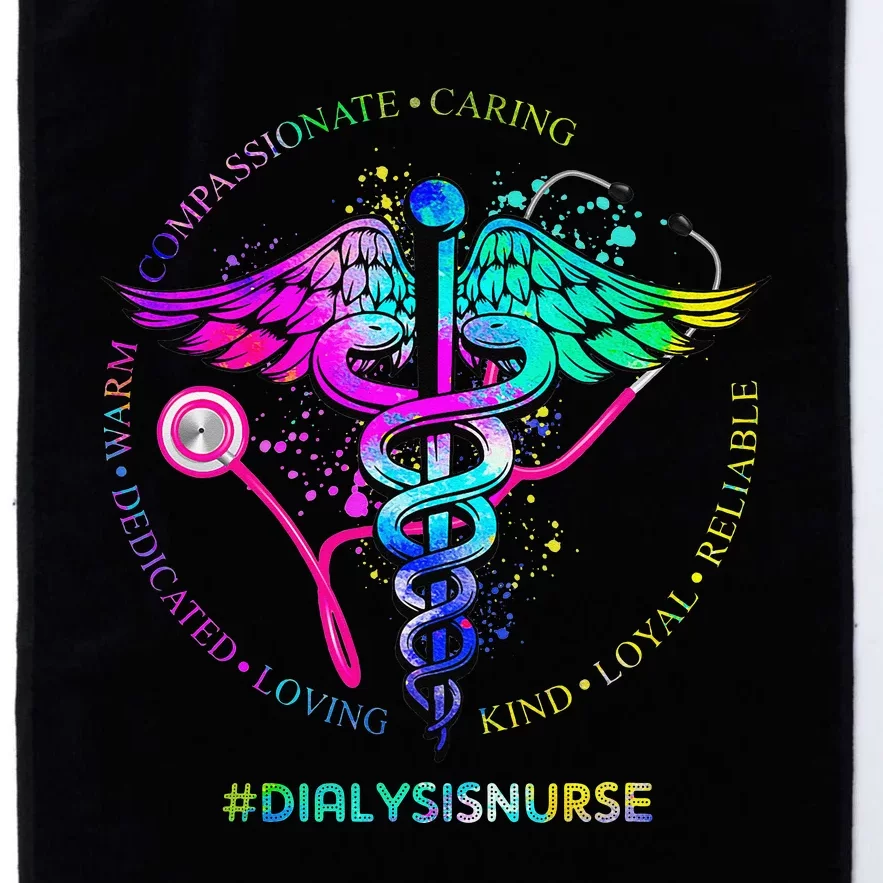 Tie Dye Stethoscope Dialysis Nurse Nursing Appreciation Platinum Collection Golf Towel