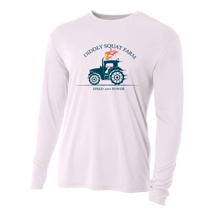 Tractor Diddly Squat Farm Speed And Power Cooling Performance Long Sleeve Crew