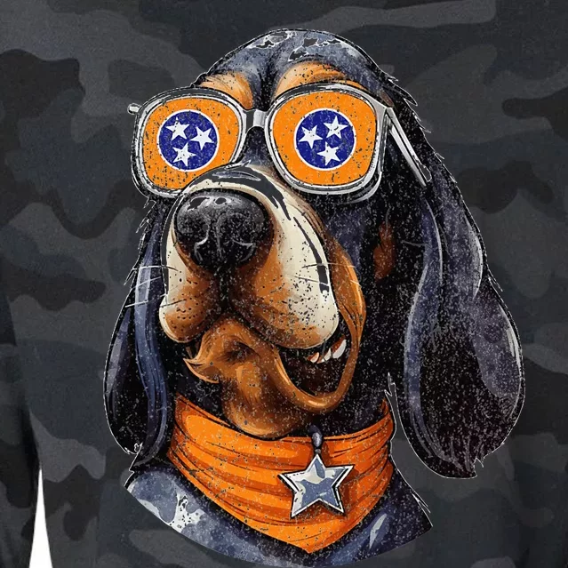 Tennessee Dog Sport Lovers Tennessee Coonhound Fan Cropped Pullover Crew