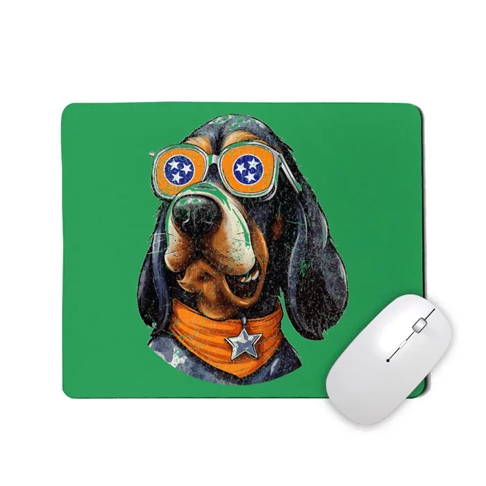 Tennessee Dog Sport Lovers Tennessee Coonhound Fan Mousepad