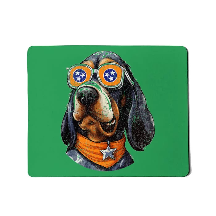 Tennessee Dog Sport Lovers Tennessee Coonhound Fan Mousepad