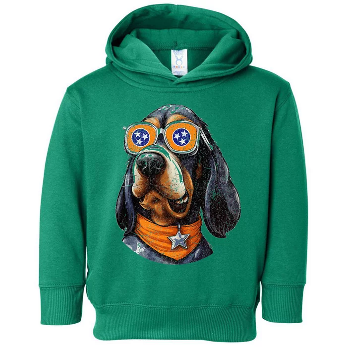 Tennessee Dog Sport Lovers Tennessee Coonhound Fan Toddler Hoodie