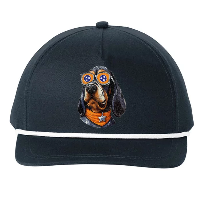 Tennessee Dog Sport Lovers Tennessee Coonhound Fan Snapback Five-Panel Rope Hat