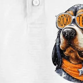 Tennessee Dog Sport Lovers Coonhound Fan Rocky Dry Zone Grid Performance Polo