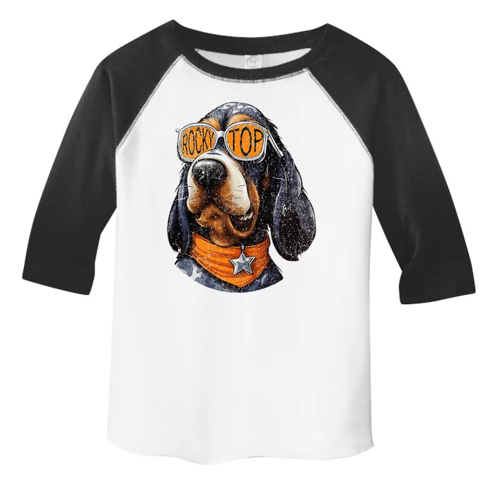 Tennessee Dog Sport Lovers Coonhound Fan Rocky Toddler Fine Jersey T-Shirt