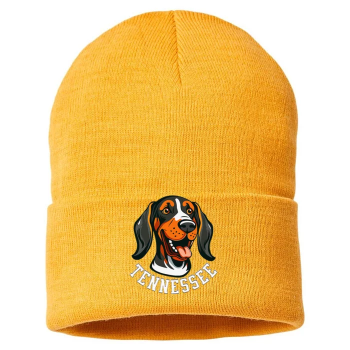 Tennessee Dog Sport Lovers Tennessee Fan Coonhound Sustainable Knit Beanie