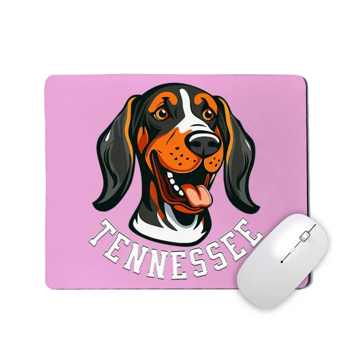 Tennessee Dog Sport Lovers Tennessee Fan Coonhound Mousepad