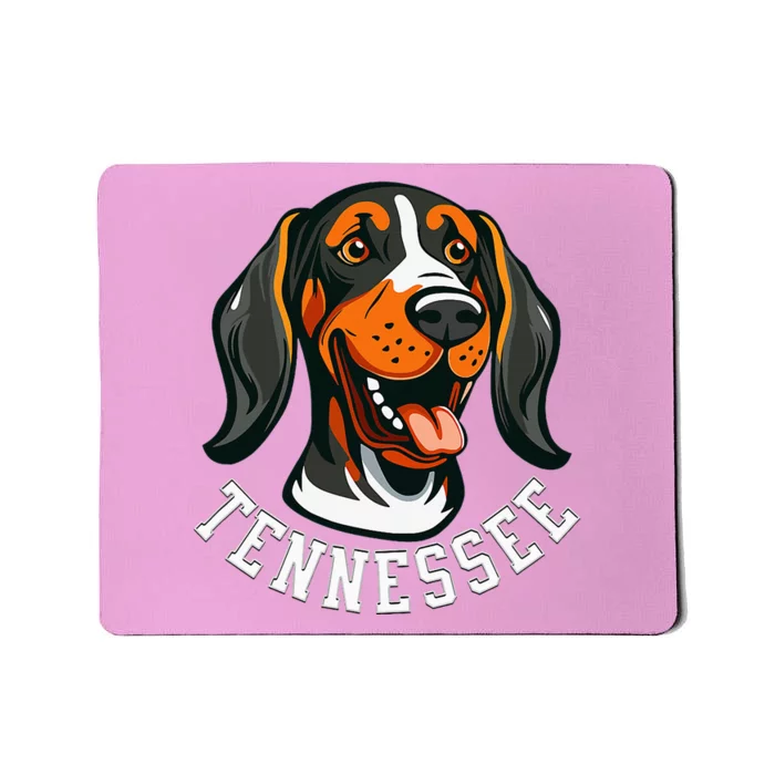 Tennessee Dog Sport Lovers Tennessee Fan Coonhound Mousepad