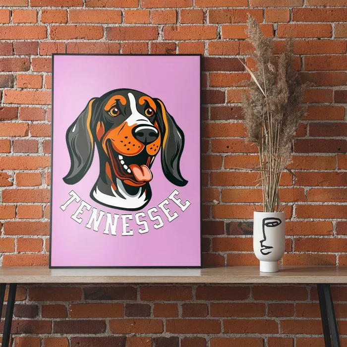 Tennessee Dog Sport Lovers Tennessee Fan Coonhound Poster