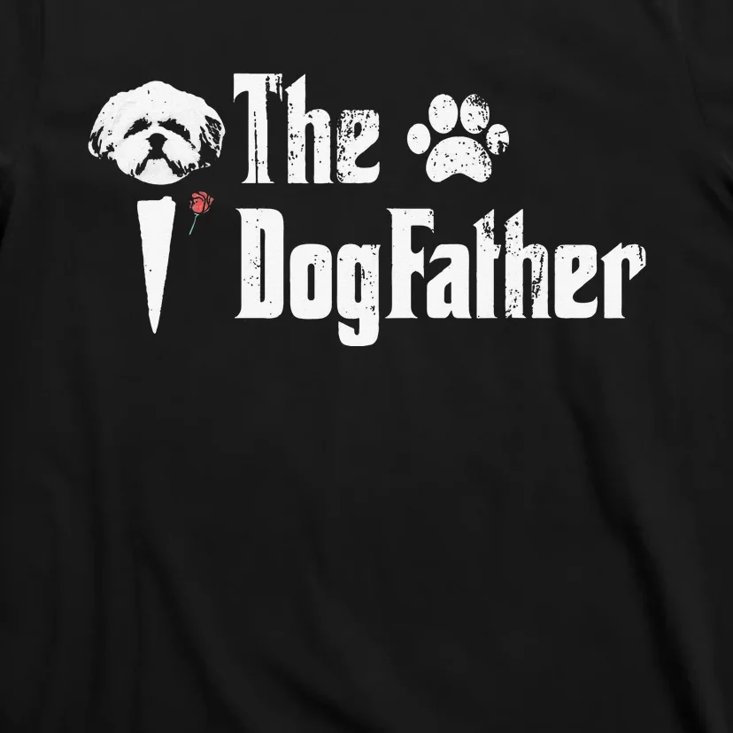 The Dogfather Shih Tzu Dog Dad Father's Day Gift T-Shirt