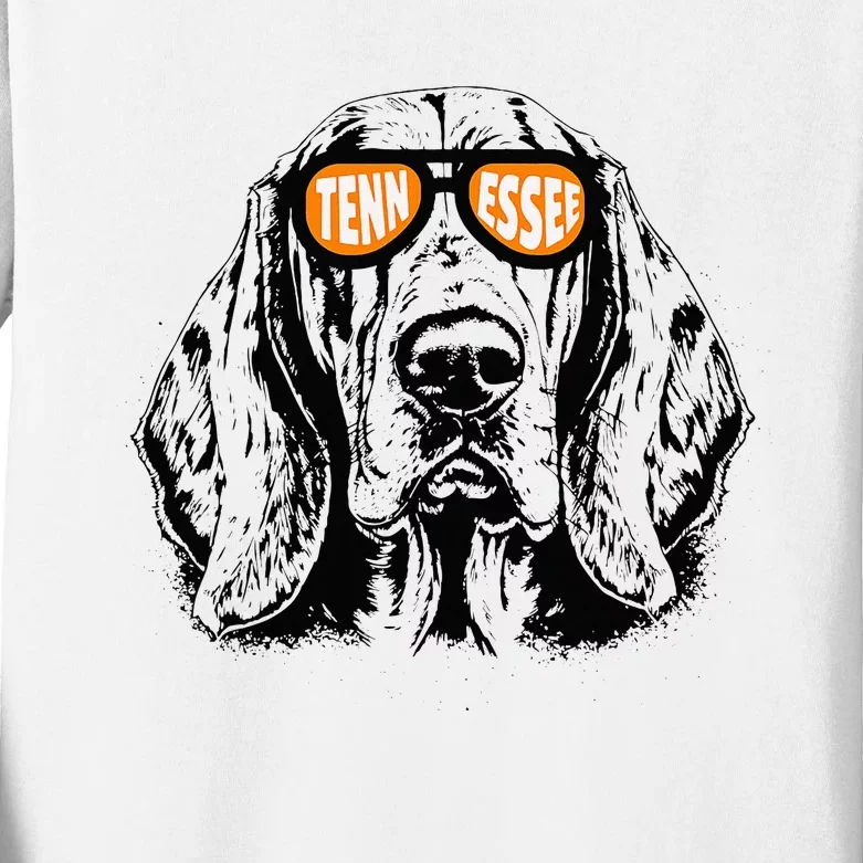 Tennessee Dog Sport Lovers Tennessee Coonhound Kids Long Sleeve Shirt