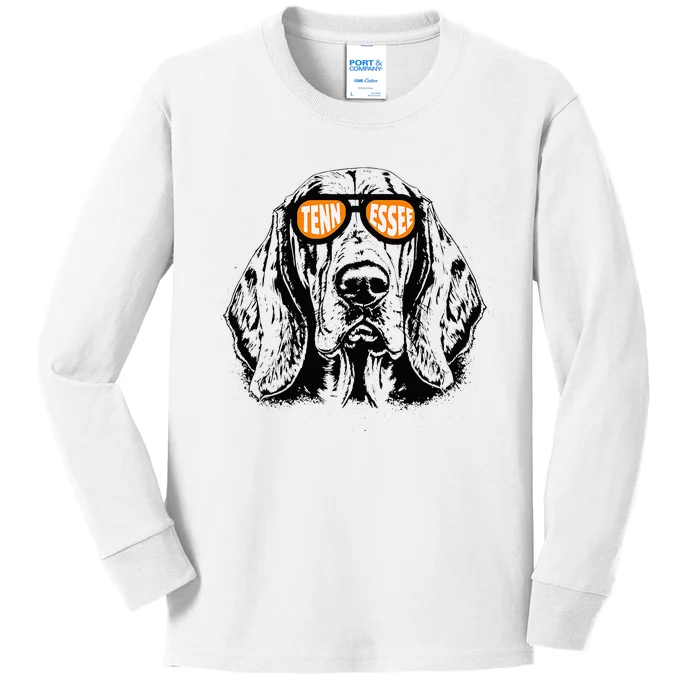 Tennessee Dog Sport Lovers Tennessee Coonhound Kids Long Sleeve Shirt