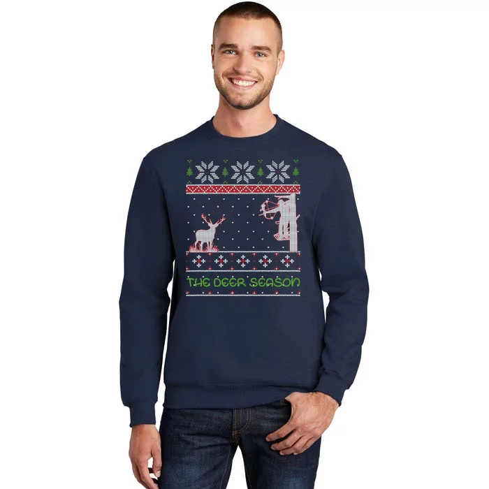 The Deer Season With Xmas Tall Sweatshirt