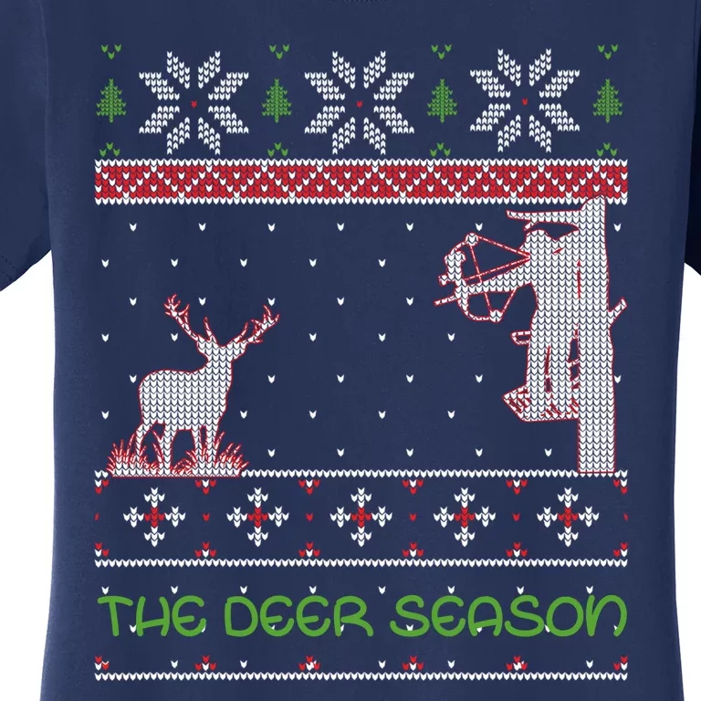 The Deer Season With Xmas Women's T-Shirt