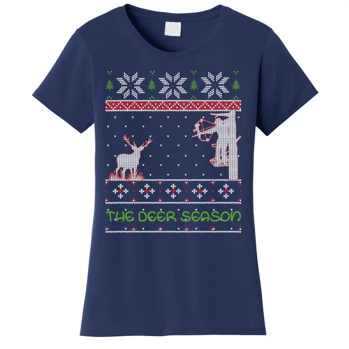 The Deer Season With Xmas Women's T-Shirt