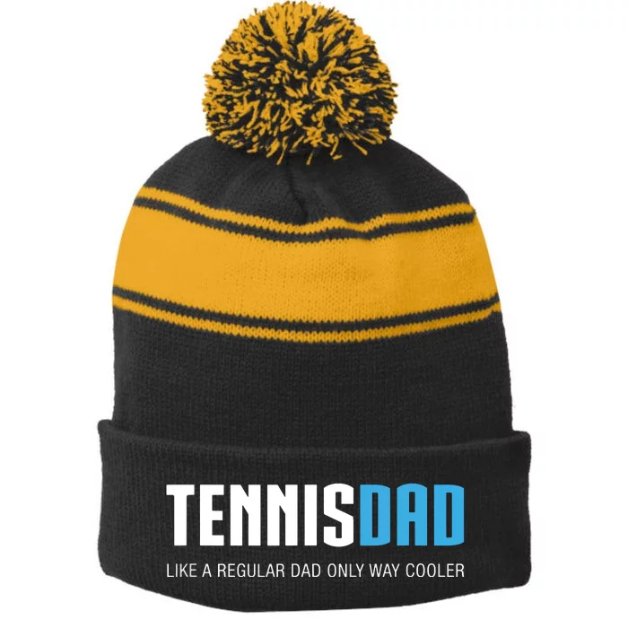 Tennis Dad Shirts, Funny Cute Father's Day Gift Stripe Pom Pom Beanie