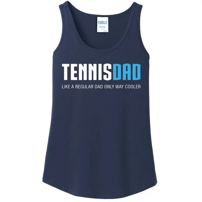 Tennis Dad Shirts, Funny Cute Father's Day Gift Ladies Essential Tank