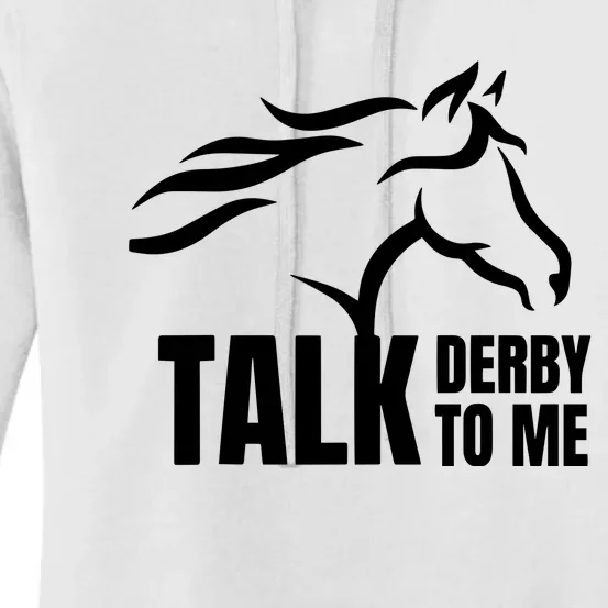 Talk Derby To Me Lucky Horse Women's Pullover Hoodie