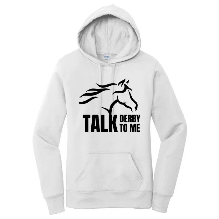 Talk Derby To Me Lucky Horse Women's Pullover Hoodie