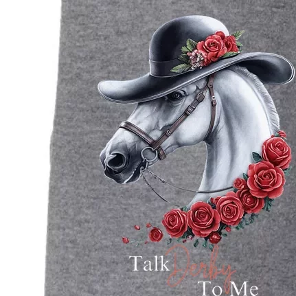 Talk Derby To Me Horse Racing Lover Derby Day Doggie 3-End Fleece Hoodie