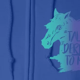 Talk Derby To Me Party Mint Juleps Derby Horse Racing Gift Full Zip Hoodie