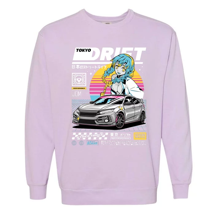 Tokyo Drift Garment-Dyed Sweatshirt