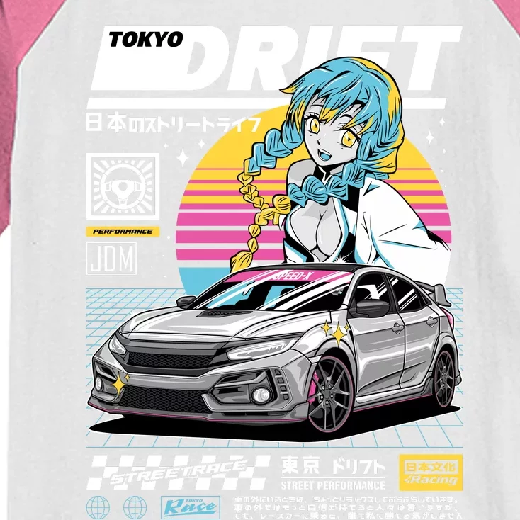 Tokyo Drift Kids Colorblock Raglan Jersey