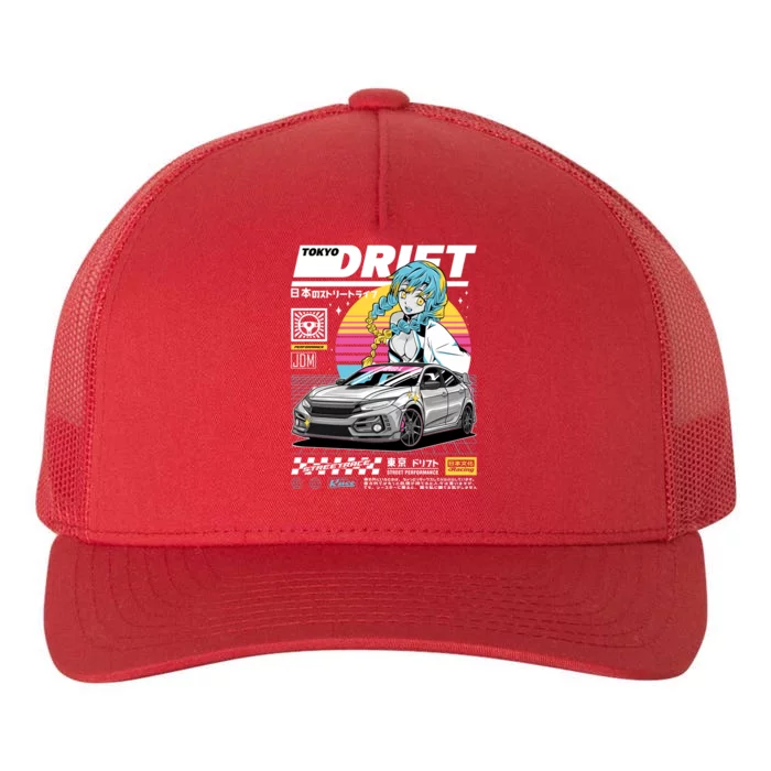 Tokyo Drift Yupoong Adult 5-Panel Trucker Hat