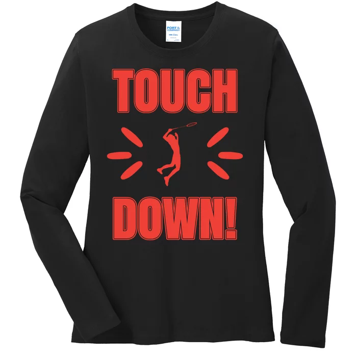 Touch Down Ladies Long Sleeve Shirt