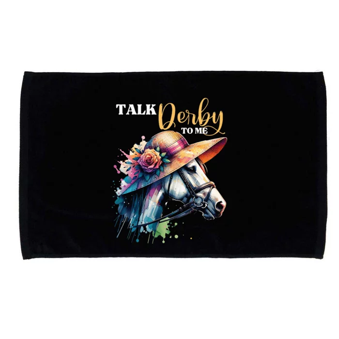 Talk Derby To Me Racing Horse Microfiber Hand Towel