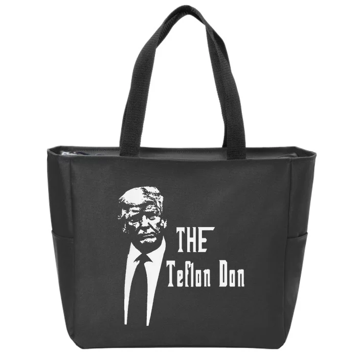 Teflon Don Trump Funny Zip Tote Bag