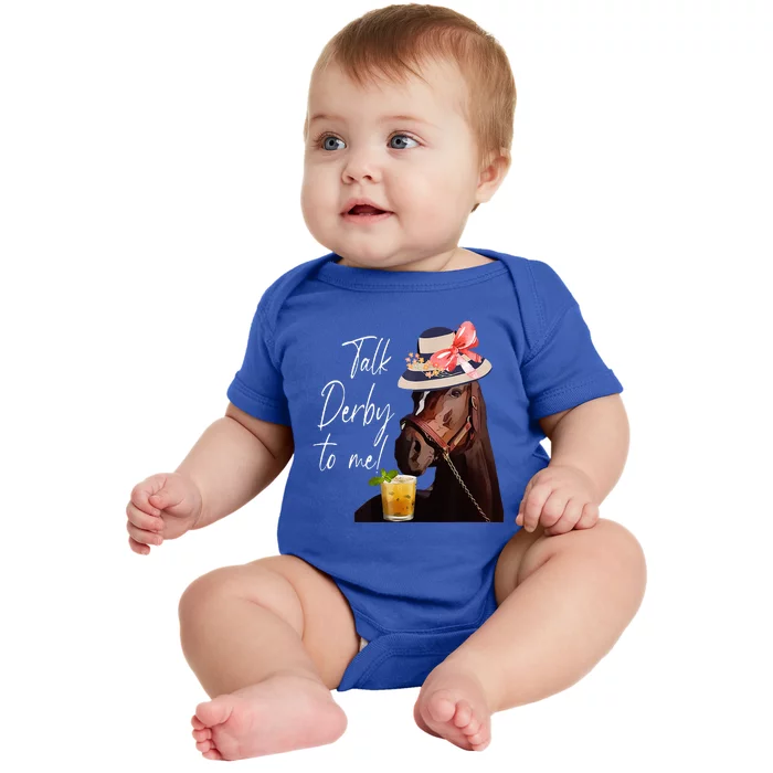 Talk Derby To Me Horse Baby Bodysuit