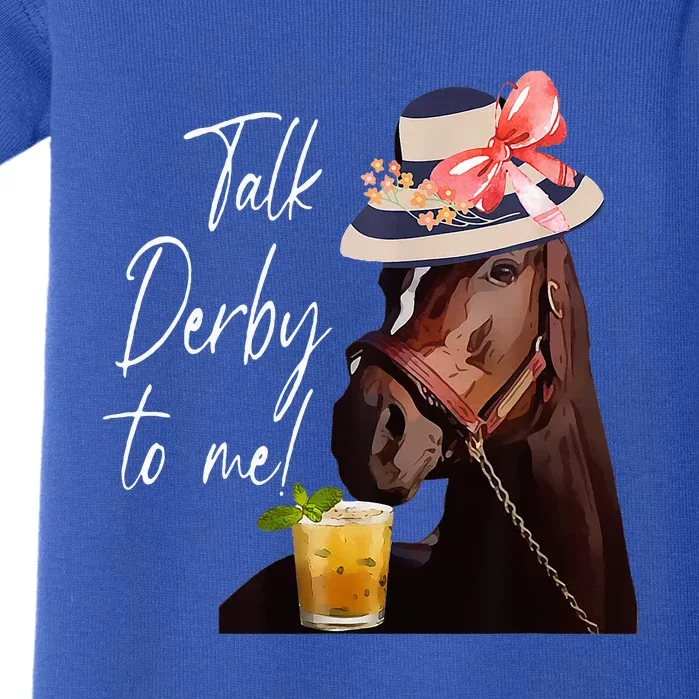 Talk Derby To Me Horse Baby Bodysuit