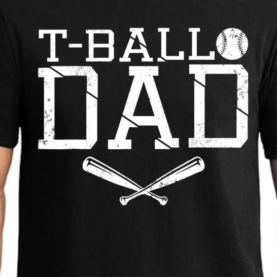 T-Ball Dad TeeBall Dad Tee Fathers Day Baseball Dad Pajama Set