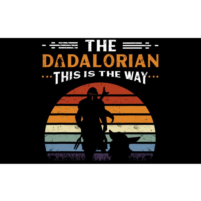 The Dadalorian This Is The Way Vintage Style Gift Bumper Sticker