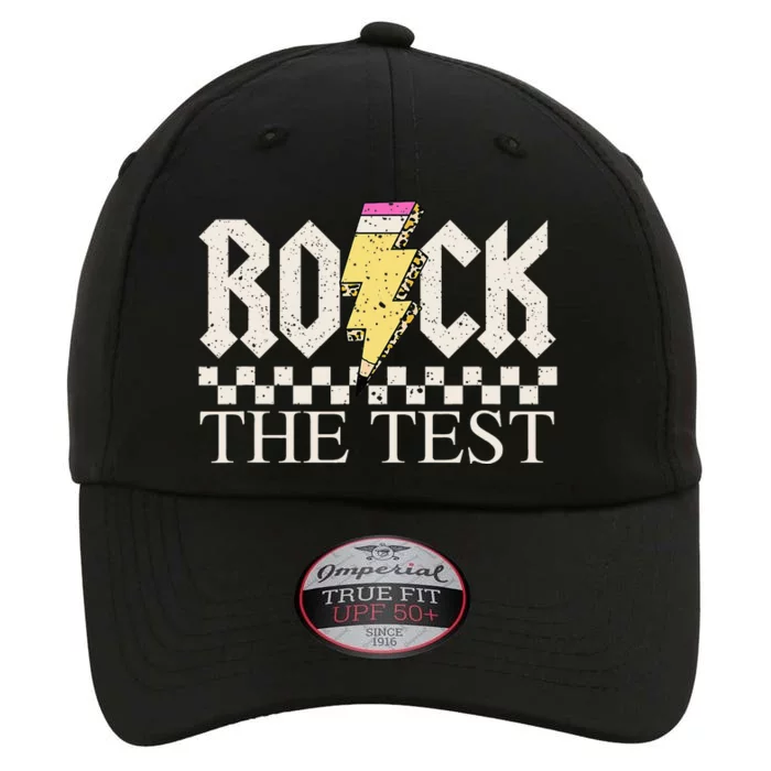 Testing Day Teacher Student Motivational Rock The Test The Original Performance Cap