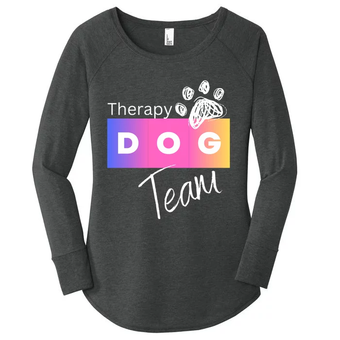 Therapy Dog Team Women's Perfect Tri Tunic Long Sleeve Shirt