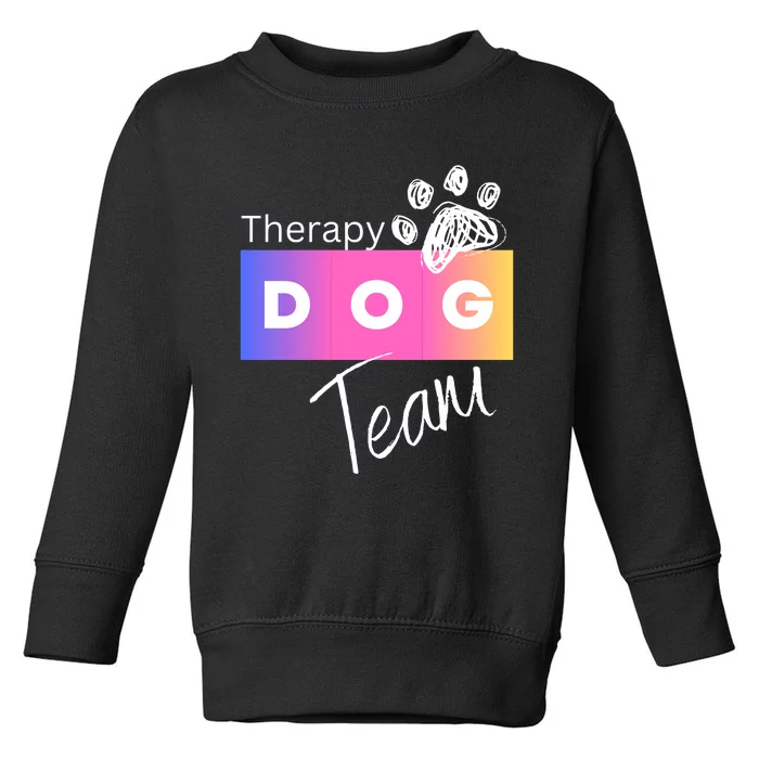 Therapy Dog Team Toddler Sweatshirt