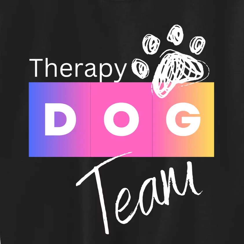 Therapy Dog Team Kids Sweatshirt