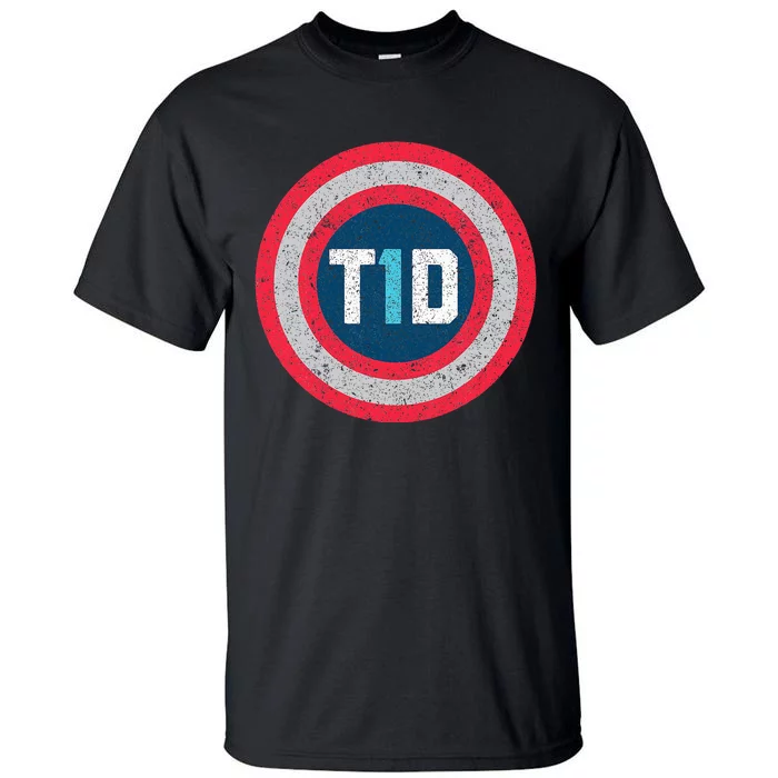 T1d Diabetic Type 1 Diabetes Awareness Kids Tall T-Shirt