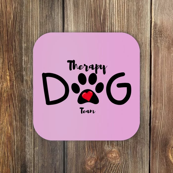 Therapy Dog Team Trending Design Coaster