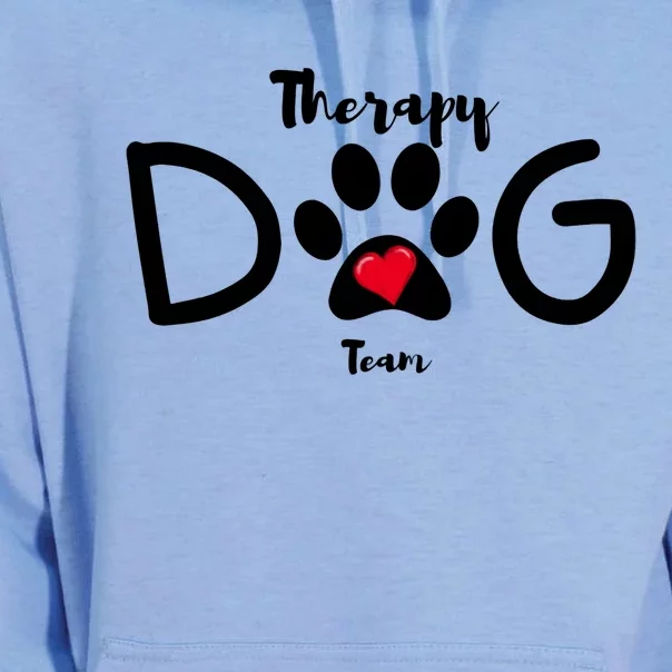 Therapy Dog Team Trending Design Unisex Surf Hoodie