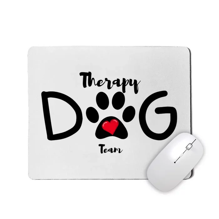 Therapy Dog Team Trending Design Mousepad