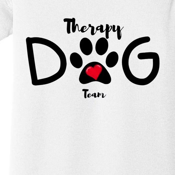 Therapy Dog Team Trending Design Baby Bodysuit