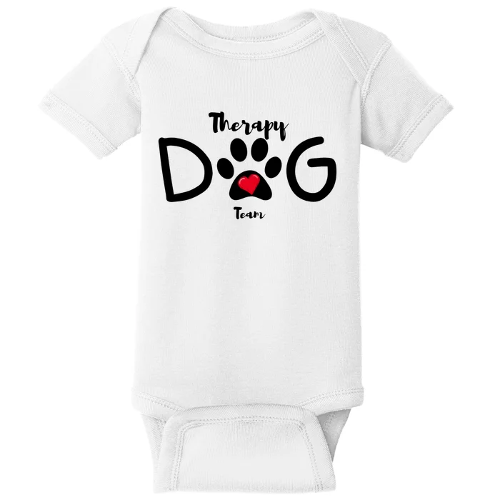 Therapy Dog Team Trending Design Baby Bodysuit