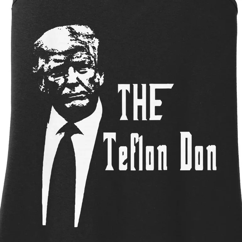 Teflon Don Trump Funny Ladies Essential Tank