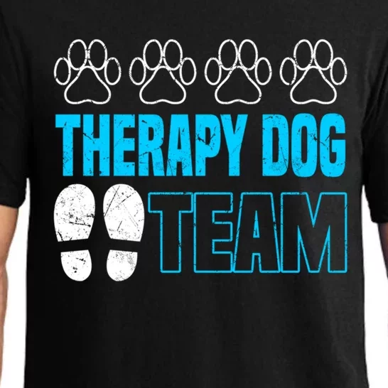 Therapy Dog Team Funny Gift Dog Trainer Gift Pajama Set